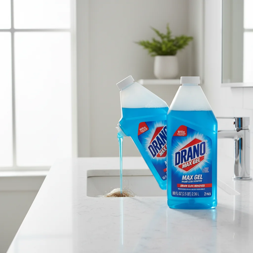 Drano Max Gel Drain Clog Remover 80oz 2-Pack image 2