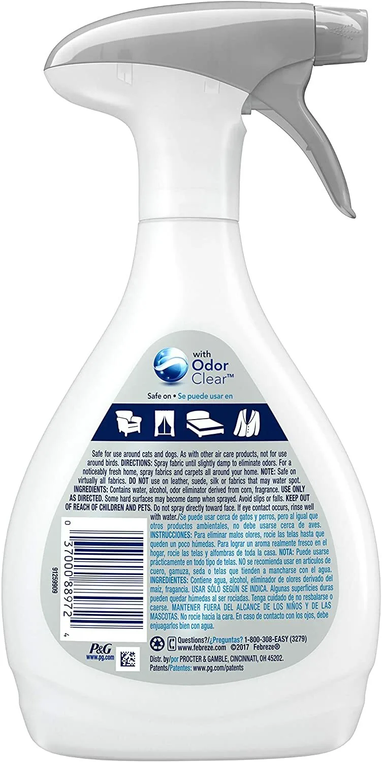 Febreze Heavy Duty Crisp Clean Fabric Spray 27oz image 2