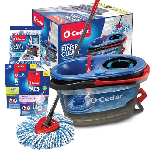 O-Cedar EasyWring RinseClean Spin Mop System