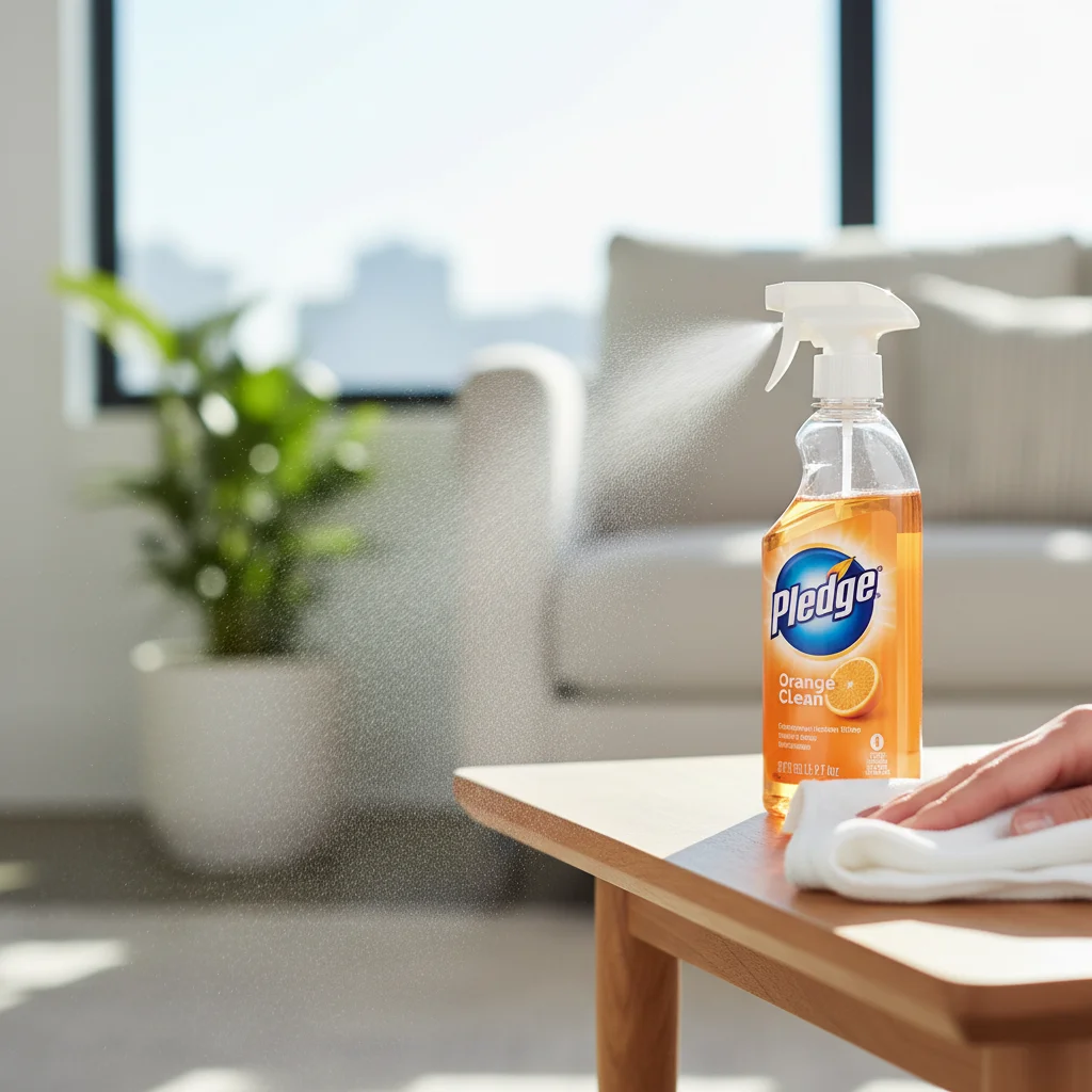 Pledge Furniture Spray Orange Clean 9.7oz image 2