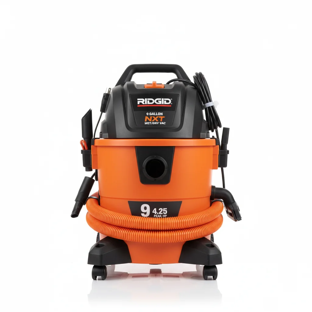 RIDGID 9 Gallon 4.25 Peak HP NXT Wet-Dry Vacuum