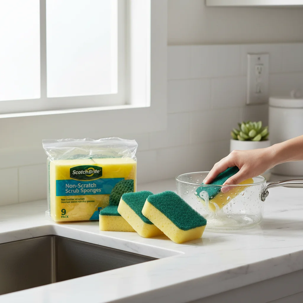 Scotch-Brite Non-Scratch Scrub Sponges 9-Pack image 2