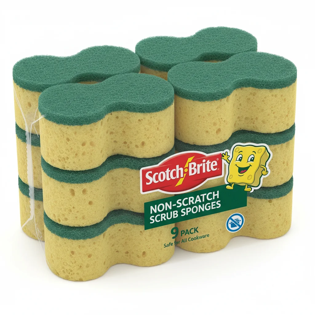 Scotch-Brite Non-Scratch Scrub Sponges 9-Pack image 3
