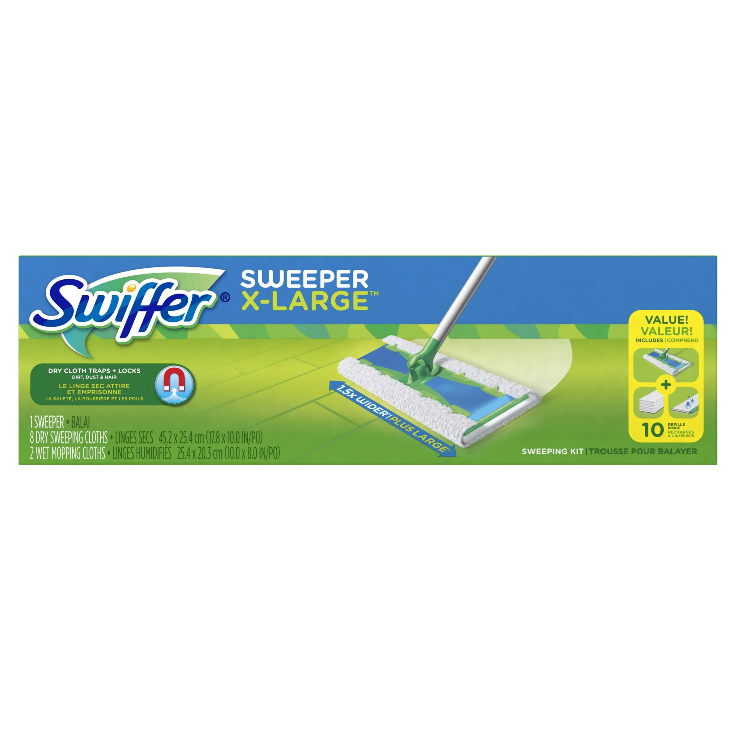 Swiffer Sweeper 2-in-1 Floor Mop Starter Kit image 2