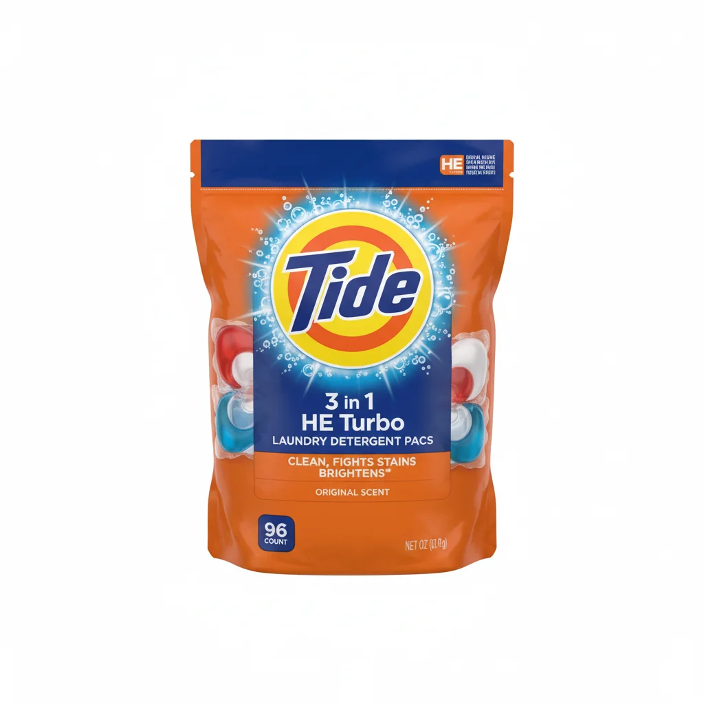 Tide Pods 3-in-1 HE Turbo Laundry Detergent Pacs 96ct